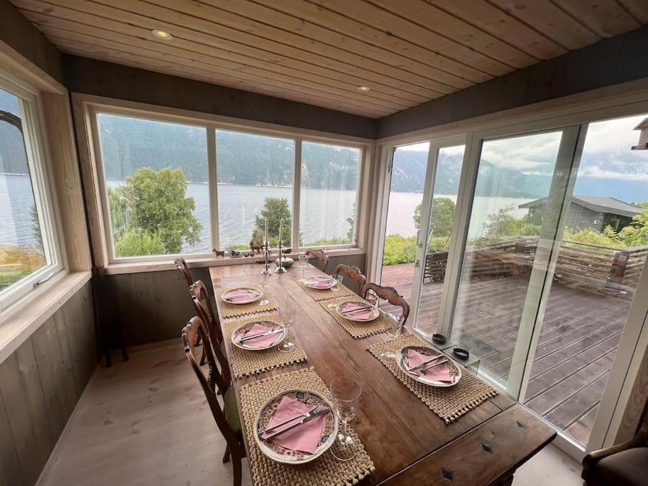 Cabin By The Fjord Oksendalsora Екстериор снимка